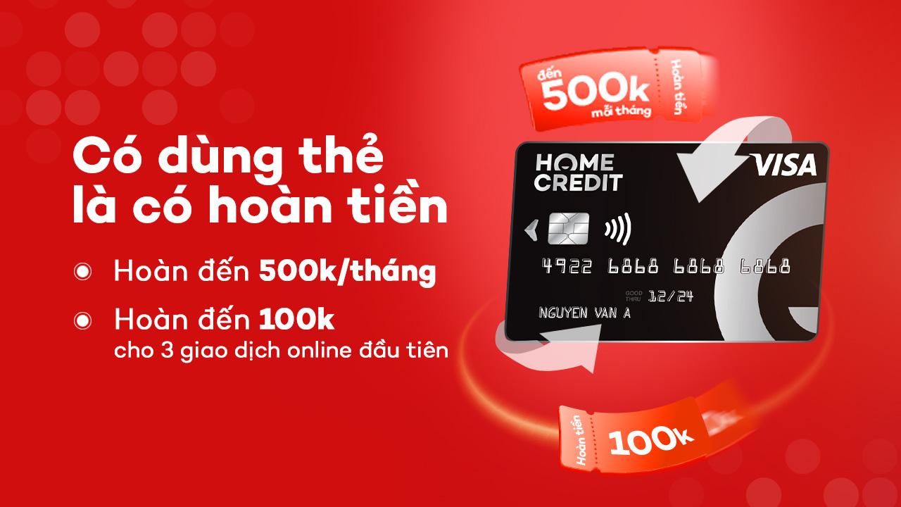 Mở thẻ tín dụng 100% online | Home Credit Việt Nam